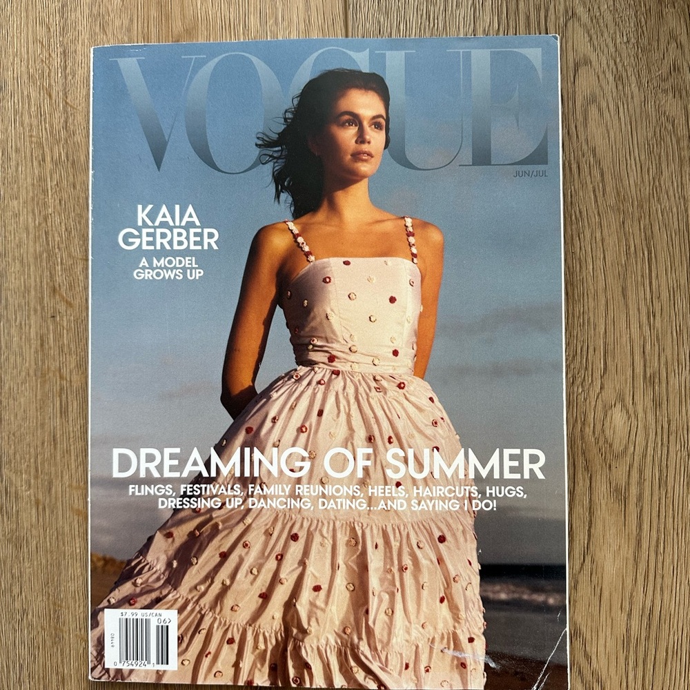 Kaia Gerber Vogue Magazine Cover June/July 2021